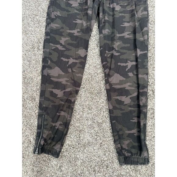 Athleta Farallon Jogger Pant Black Olive Camo Print Size 2 Sweatpants Athleisure - Picture 11 of 11